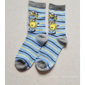 Chaussettes colorées en coton Happy Cartoon pour enfants